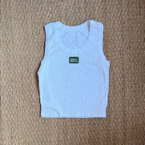 Daily Drills Classic White Tank Top